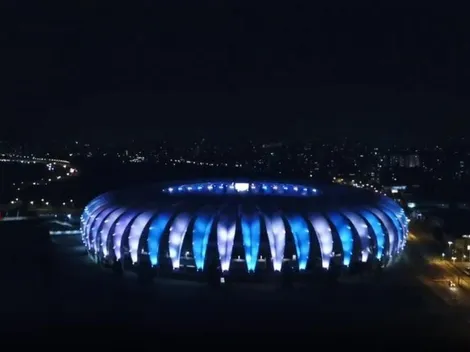 Inter faz linda homenagem a Maradona no horário que seria o jogo entre Internacional x Boca Juniors