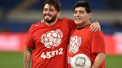 Filho de Diego Maradona não pôde comparecer ao velório do pai.