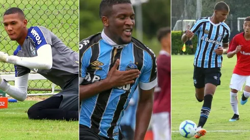 Montagem / Fotos Rodrigo Fatturi/Grêmio / Guilherme Rodrigues/GR Press / Divulgação