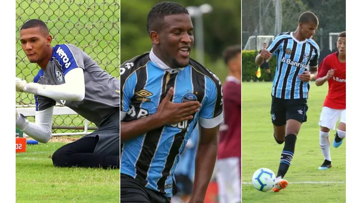 Montagem / Fotos Rodrigo Fatturi/Grêmio / Guilherme Rodrigues/GR Press / Divulgação