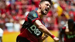 Uruguaio foi o nome do jogo - Foto: Alexandre Vidal/Flamengo.