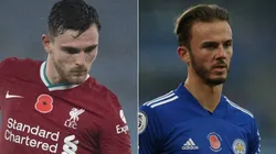 Liverpool x Leicester se enfrentam neste domingo (22), às 16h15. (Foto: Getty Images)