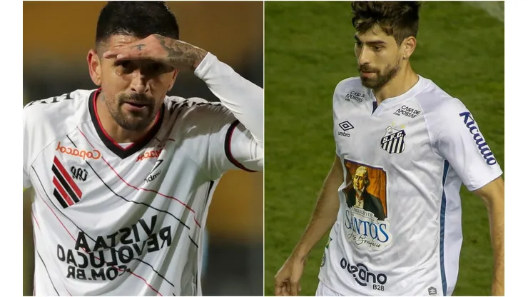 Athletico-PR x Santos duelam neste sábado (21), em partida válida pelo Brasileirão