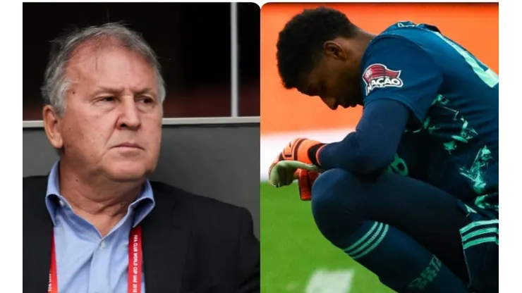 Zico não perdoa falha de Hugo Souza: "Joga de atacante na pelada"