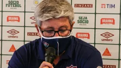 Odair lamentou o pênalti. Divulgação/Flu