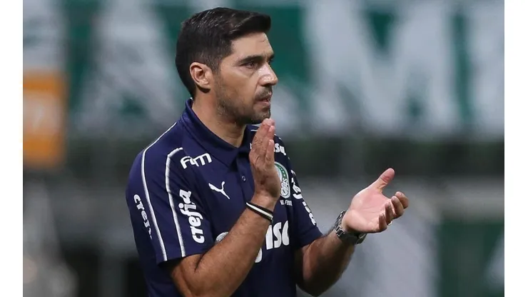 Abel rasgou elogios ao meia. Cesar Greco/Palmeiras