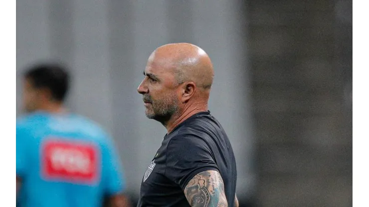Sampaoli é um treinador acima da média — Foto: Pedro Souza / Agência Galo / Atlético