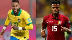 Brasil e Venezuela se enfrentam nesta sexta-feira pelas Eliminatórias Sul-Americanas para a Copa do Mundo 2022 - (Getty Images)