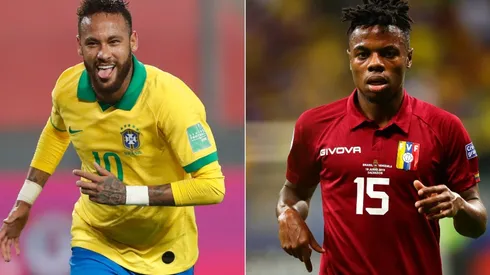 Brasil e Venezuela se enfrentam nesta sexta-feira pelas Eliminatórias Sul-Americanas para a Copa do Mundo 2022 - (Getty Images)