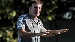 Cuca quando estava no CT do Peixe — Foto: Ivan Stoti/Santos FC