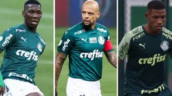 Danilo e Patrick de Paula disputam a titularidade no meio. Foto: Divulgação/Palmeiras