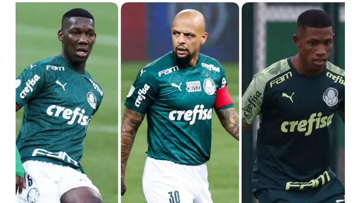 Danilo e Patrick de Paula disputam a titularidade no meio. Foto: Divulgação/Palmeiras