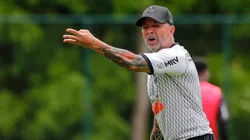 Sampaoli durante treino no Galo — Foto: Bruno Cantini / Agência Galo / Atlético