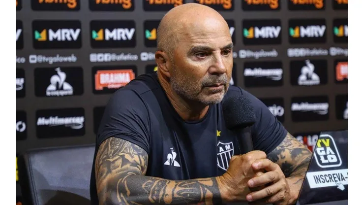 Sampaoli não consegue mostrar evolução no Galo - Foto: Pedro Souza/Atlético-MG.