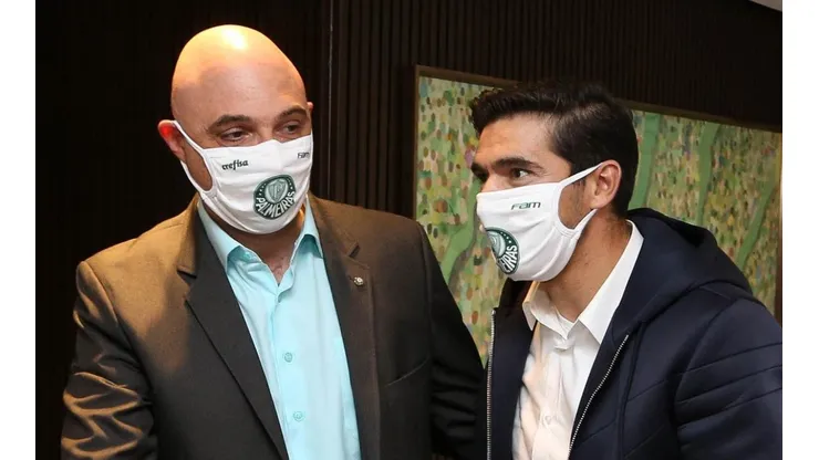 Galiotte rasgou elogios a Abel. Foto: Cesar Greco/Palmeiras