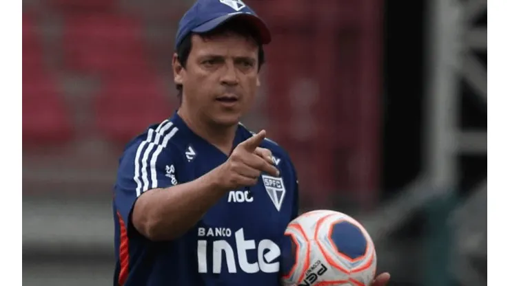 Diniz não relacionou o atacante para enfrentar o Flamengo - Foto: Rubens Chiri/São Paulo FC.