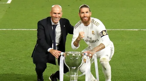 Ramos e Zidane — Foto: Getty Images