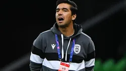 Sob forte expectativa palmeirense, Abel Ferreira é elevado por brasileiros do PAOK, da Grécia; estilo ofensivo do treinador é lembrado