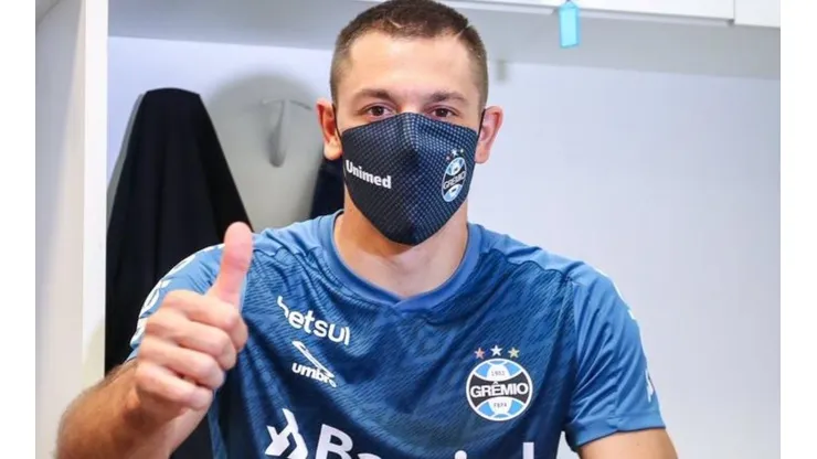 Argentino deve estrar pelo Tricolor - Foto: Lucas Uebel/Grêmio.