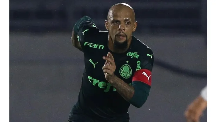 Felipe Melo voltou ao meio-campo contra o RB Bragantino - Foto: Cesar Greco/Palmeiras.