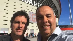 Braz e Spindel são os homens fortes do futebol — Foto: Reprodução/Instagram Marcos Braz