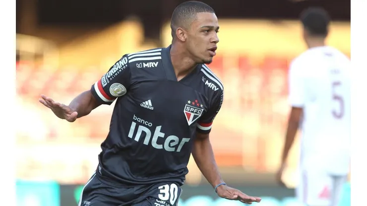 Atacante vive ótima fase no Tricolor - Foto: Rubens Chiri/São Paulo FC.