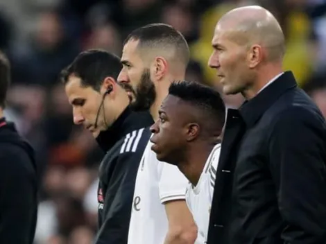 Zidane minimiza polêmica entre Benzema e Vini Jr. no Real Madrid