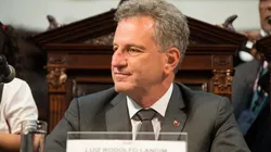 Com aval da diretoria, o goleiro deve permanecer no Fla. Foto: Alexandre Vidal / Flamengo