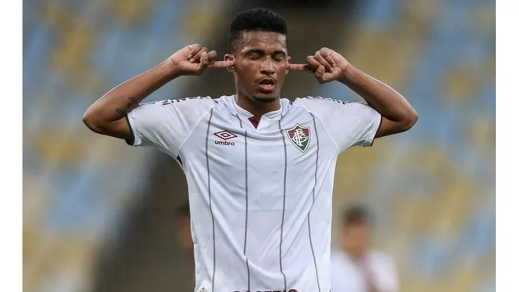 Marcos Paulo: desabafo em comemoração (FOTO: LUCAS MERÇON / FLUMINENSE F.C. / DIVULGAÇÃO)