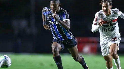 Orejuela: emprestado ao Grêmio (Foto: Lucas Uebel/Grêmio/Divulgação)