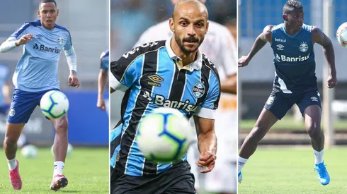 Dois por um? Grêmio estuda proposta por Orejuela (Montagem/Fotos: Lucas Uebel/Grêmio/Divulgação)