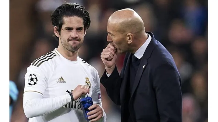 Isco e Zidane: meia questiona opções do técnico (Foto: Getty Images)
