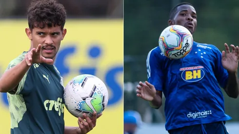 Montagem/Fotos: Cesar Greco/Palmeiras/Divulgação e Cruzeiro/Divulgação