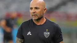 Sampaoli: aguarda reforço (Foto: Pedro Souza / Atlético / Divulgação)