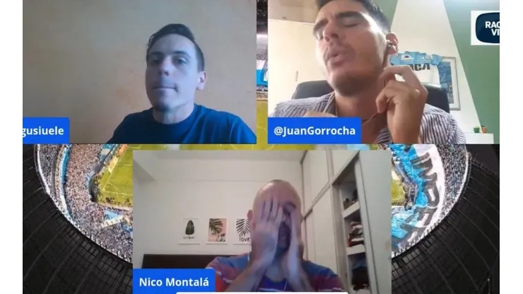 Os torcedores do canal Racing de Alma viralizam na web (Foto: Reprodução)