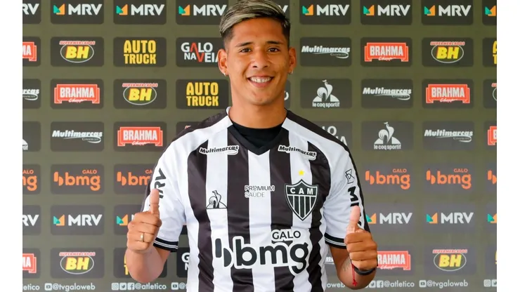 Zaracho: apresentado no Galo (Foto: Bruno Cantini / Agência Galo / Atlético / Divulgação)