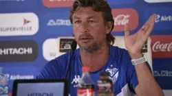 Heinze, pedido pela torcida, agrada Galiotte. Foto: Site/Vélez Sarsfield