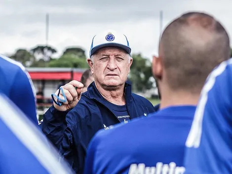 Felipão fica empolgado com meia e deve utilizá-lo em breve no Cruzeiro