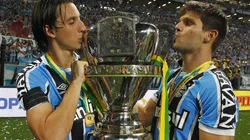 Dupla de zaga foi importante na conquista da Copa do Brasil - Foto: Lucas Uebel/Grêmio.