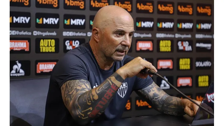 Sampaoli diz não entender revés do Galo frente ao Bahia: "Me custa explicar essa derrota"