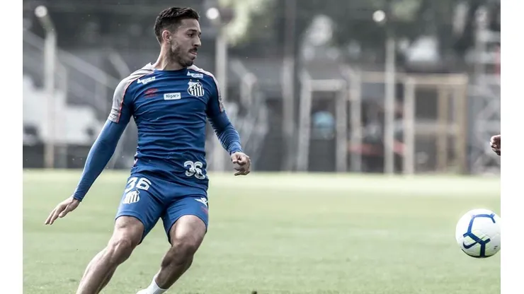 Jogador vem ganhando confiança de Cuca — Foto: Ivan Storti/Santos FC