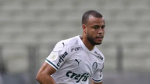 Mayke não fez uma boa partida diante do Fortaleza — (Foto: Cesar Greco/Palmeiras)