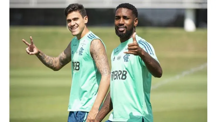 Pedro e Gerson são dois dos destaques do Flamengo (Foto: Alexandre Vidal/Flamengo)