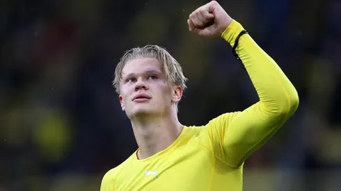 Haaland segue na pauta do Madrid — Foto: Getty Images