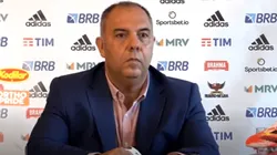 Braz durante entrevista — Foto: Reprodução/FlaTV