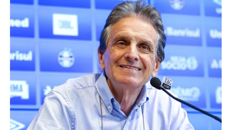 Paulo Luz fez elogios após a vitória gremista - Foto: Lucas Uebel/Grêmio.