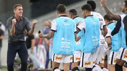 Mancini vibra com gol de Everaldo contra Athletico-PR (Foto: Rodrigo Coca/Ag. Corinthians/Divulgação)