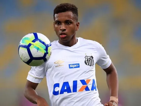 Rodrygo comemora retorno de Robinho ao Santos