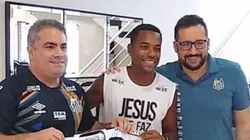Santos acerta salários e tempo de contrato com Robinho