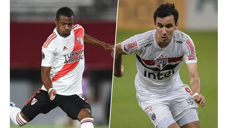 River Plate x São Paulo entram em campo logo mais, às 21h30 - (Getty Images)